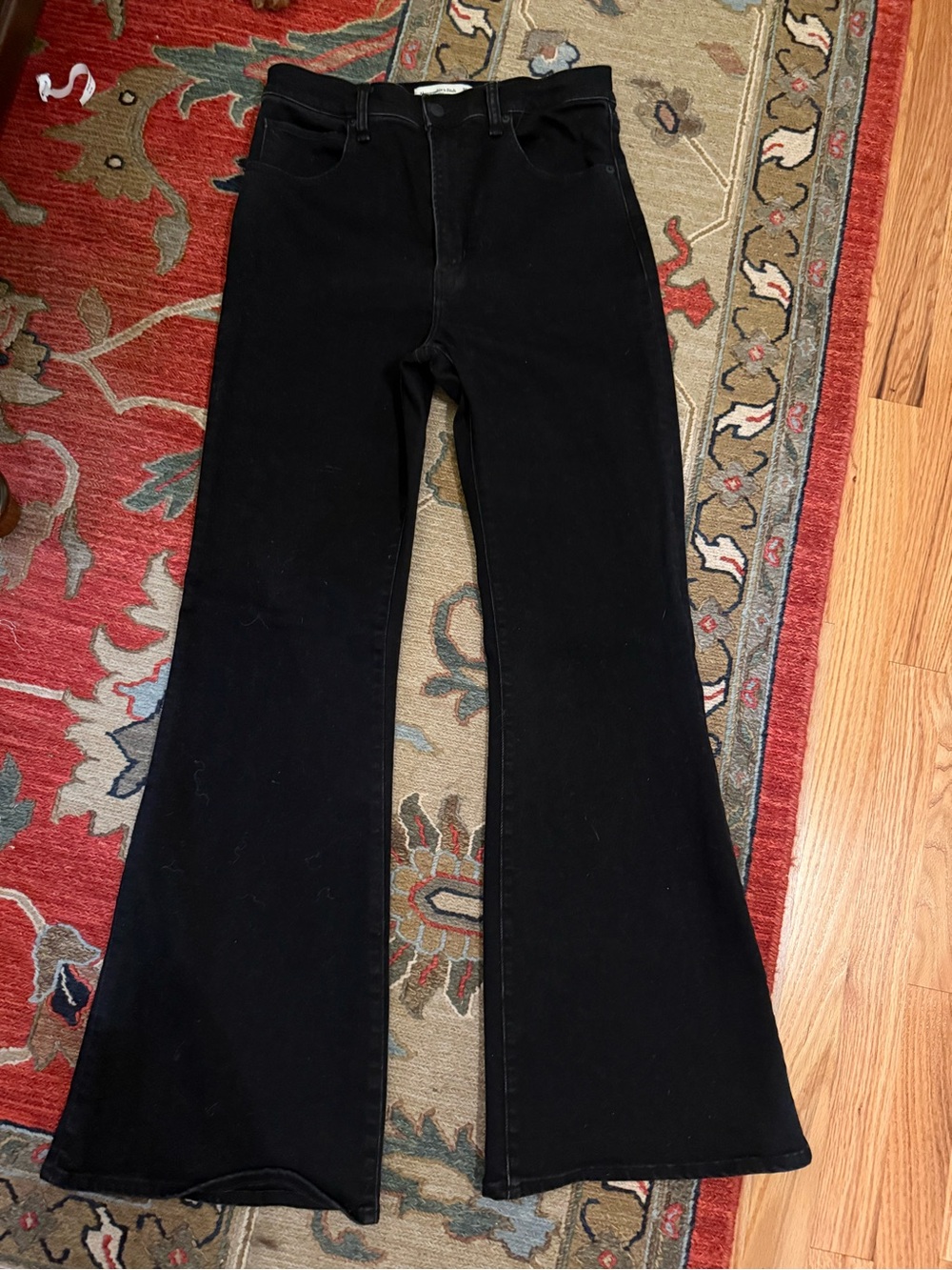 A&F Ultra High Rise Flare, Black, 30